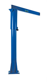 Vestil Steel Floor Mounted Jib 80 In. I-Beam 1000 Lb. Capacity Blue JIB-FM-10