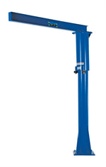 Vestil Steel Floor Mounted Jib 80 In. I-Beam 1000 Lb. Capacity Blue JIB-FM-10