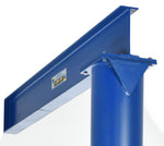 Vestil Steel Floor Mounted Jib 80 In. I-Beam 2000 Lb. Capacity Blue JIB-FM-20
