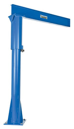 Vestil Steel Floor Mounted Jib 80 In. I-Beam 2000 Lb. Capacity Blue JIB-FM-20
