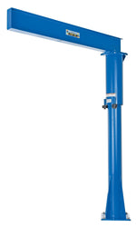 Vestil Steel Floor Mounted Jib 80 In. I-Beam 2000 Lb. Capacity Blue JIB-FM-20