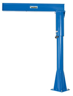 Vestil Steel Floor Mounted Jib 80 In. I-Beam 2000 Lb. Capacity Blue JIB-FM-20