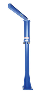 Vestil Steel Floor Mounted Jib 80 In. I-Beam 300 Lb. Capacity Blue JIB-FM-3