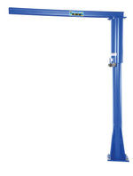 Vestil Steel Floor Mounted Jib 80 In. I-Beam 300 Lb. Capacity Blue JIB-FM-3