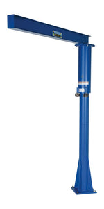 Vestil Steel Floor Mounted Jib 80 In. I-Beam 600 Lb. Capacity Blue JIB-FM-6