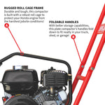 Tomahawk 5.5 HP Honda Vibratory Plate Compactor for Soil Compaction Tamper 3 Year Warranty JXPC50H