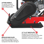 Tomahawk 5.5 HP Honda Vibratory Plate Compactor for Soil Compaction Tamper 3 Year Warranty JXPC50H
