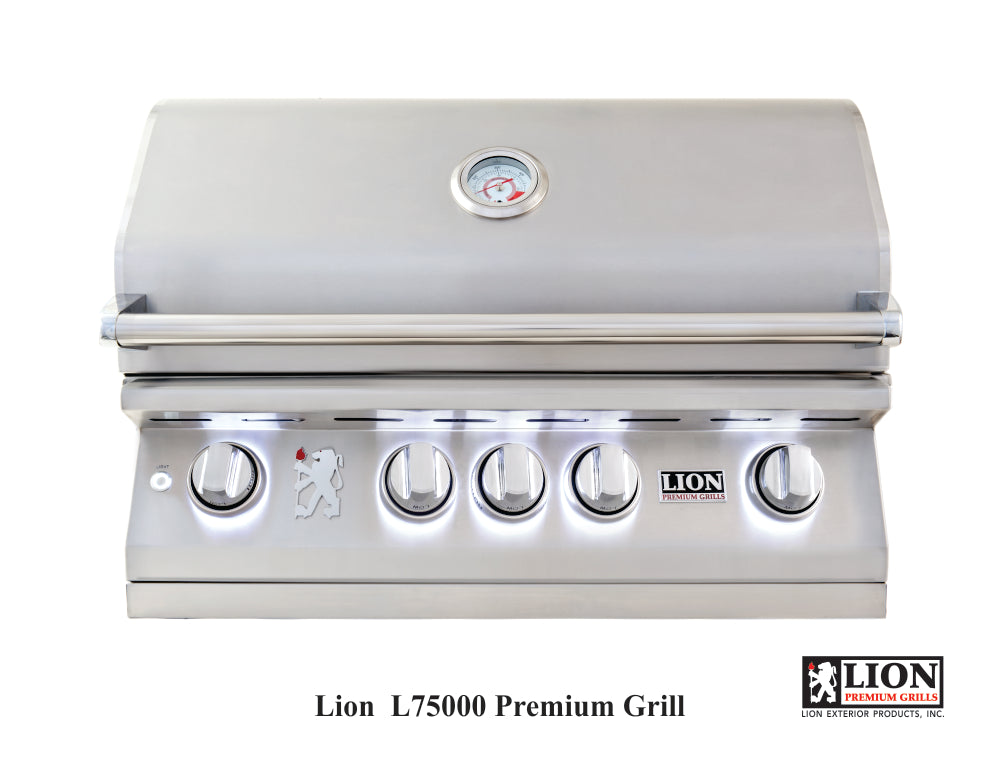 Lion Built in BBQ LP 32" (Cutout: 31" x 21 1/2" x 9 5/8") L-75000