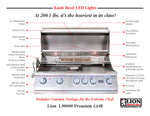 Lion Built in BBQ LP 40" (Cutout: 38 1/2" x 21 1/2" x 9 5/8") L-90000