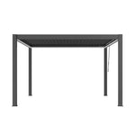 ALEKO 10x12 ft. Outdoor Aluminum Pergola with LED Lights - Noble Collection PERG10X12NOBLE-AP