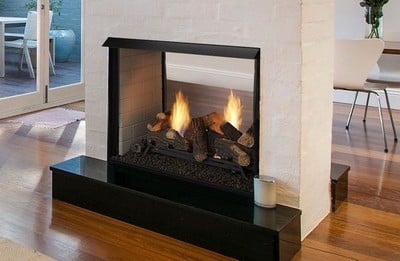 Monessen Lo-Rider See-Thru 36" Clean Face Vent Free Firebox LSTF36-B