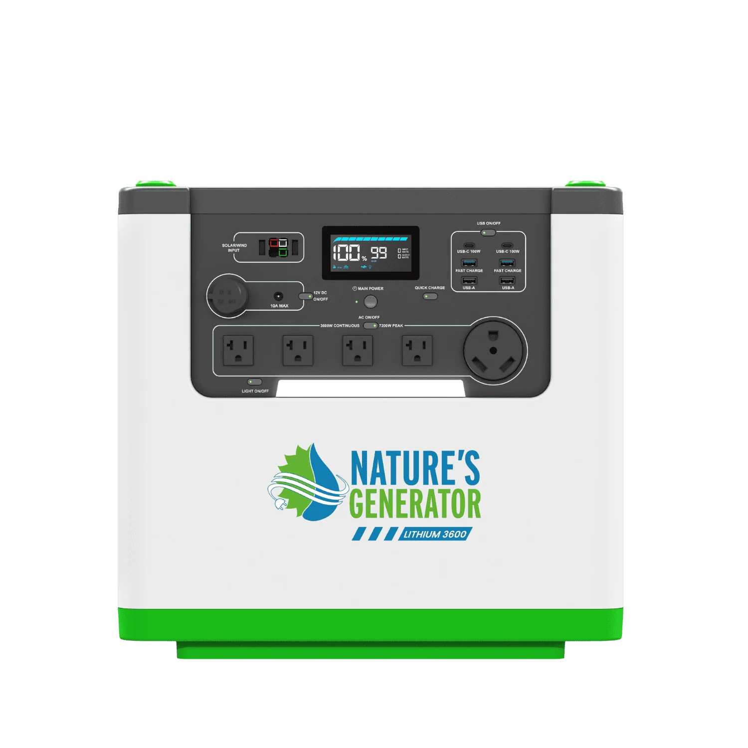 Nature's Generator Lithium 3600 Power Station NGLGN36