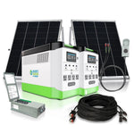 Nature's Generator High Capacity Lithium 1800 Solar Generator and Transfer Switch NGLGNAUP
