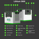 Nature's Generator Lithium 3600 Solar and Wind Generator NGL36AUW