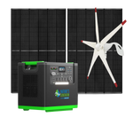 Nature's Generator Lithium 6000 with Solar Panels and Wind Turbine NGLSXAUPW