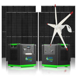 Nature's Generator Lithium 6000 with Solar Panels and Wind Turbine NGLSXAUPW