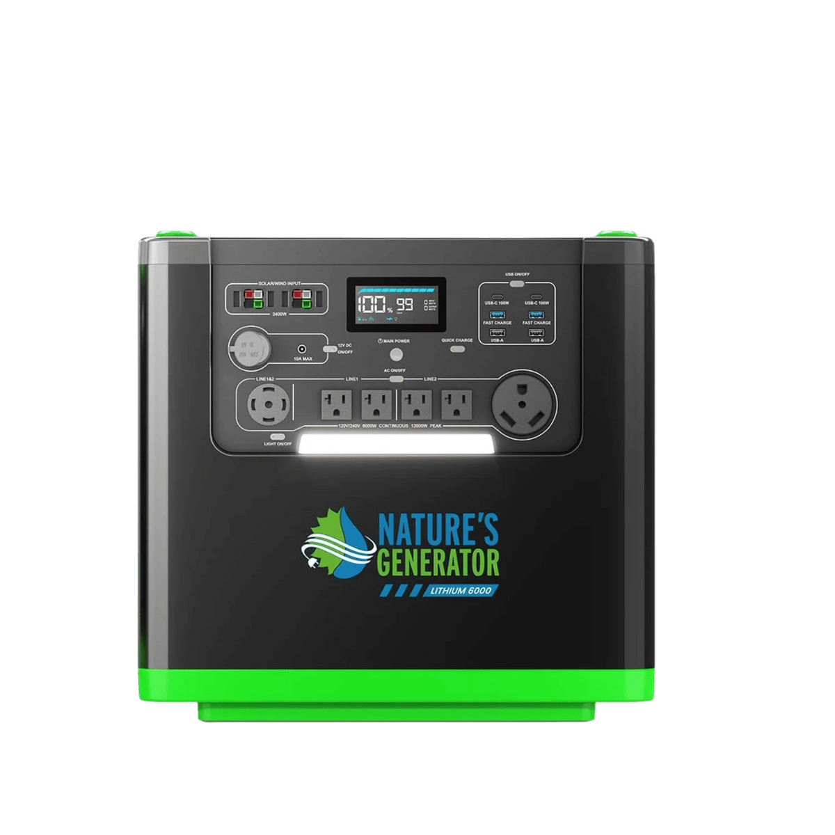 Nature's Generator Lithium 6000 Power Station NGLGNSX