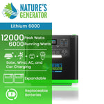 Nature's Generator Lithium 6000 Power Station NGLGNSX