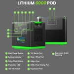 Nature's Generator Lithium 6000 Power Pod NGLPDSX
