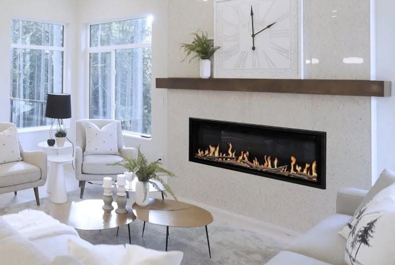 Modern Flames Orion Slim Linear V2 LCD Electric Fireplace OR52-SLIM-V2