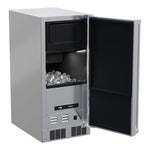 Marvel 15" Clear Ice Machine with Pump MOCP215-SS01B