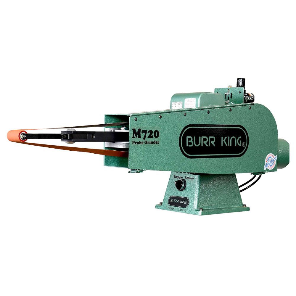 Burr King Model 720 1 x 72 or 2 x 72 Probe Belt Grinder 16300A