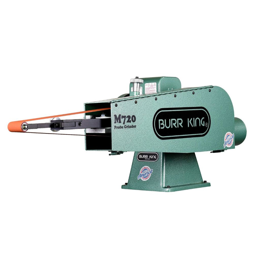 Burr King Model 720 1 x 72 or 2 x 72 Probe Belt Grinder 16300M