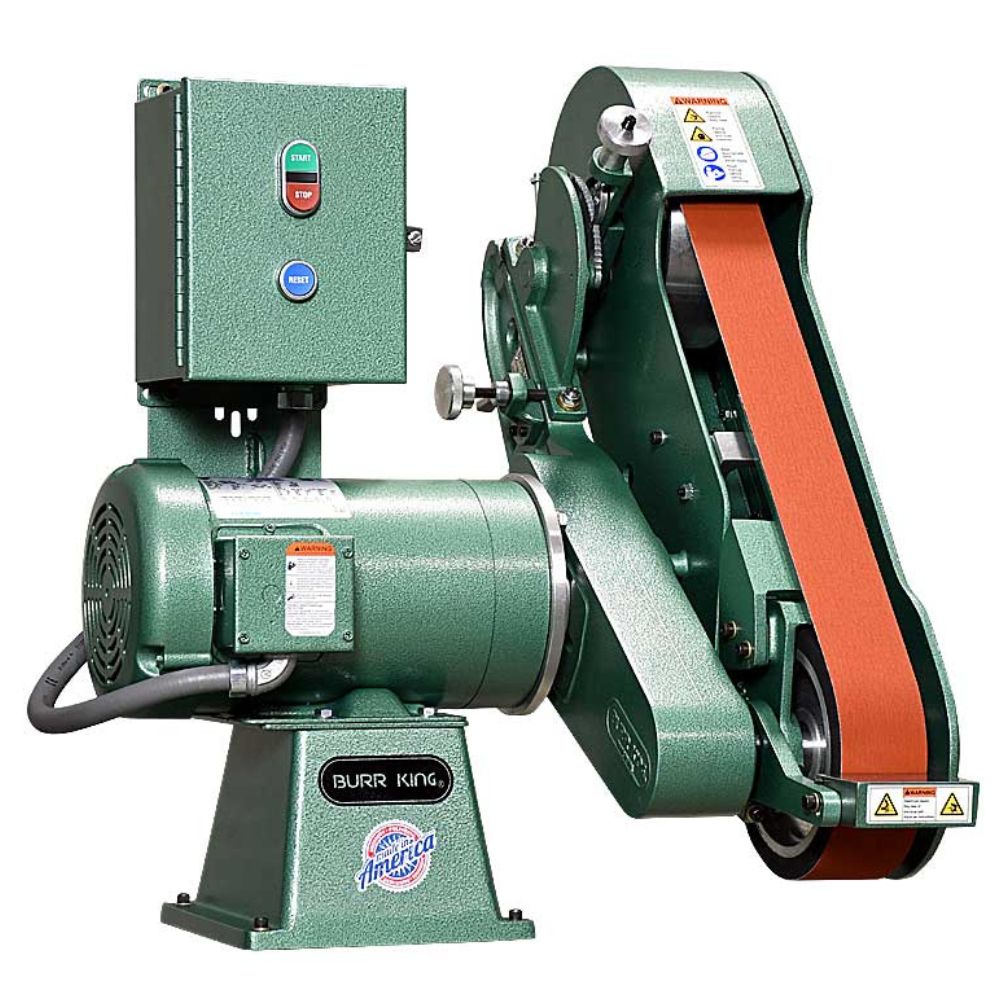 Burr King Model 960-250 2.5 x 60 Two Wheel Belt Grinder 90703