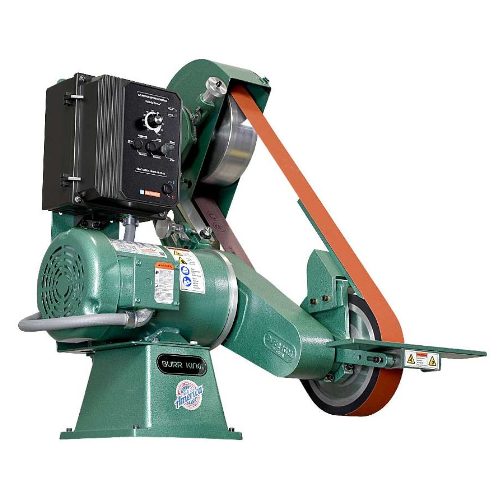 Burr King Model 960-272 2 x 72 Two Wheel Belt Grinder 99730