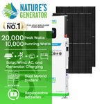 Nature's Generator MyGrid 10K Solar and Wind Generator for Home NGMGTNAUW