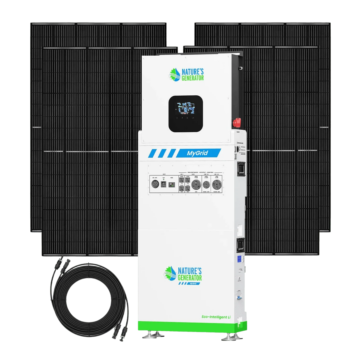 Nature's Generator MyGrid 10K Solar Generator for Home NGMGTNAU