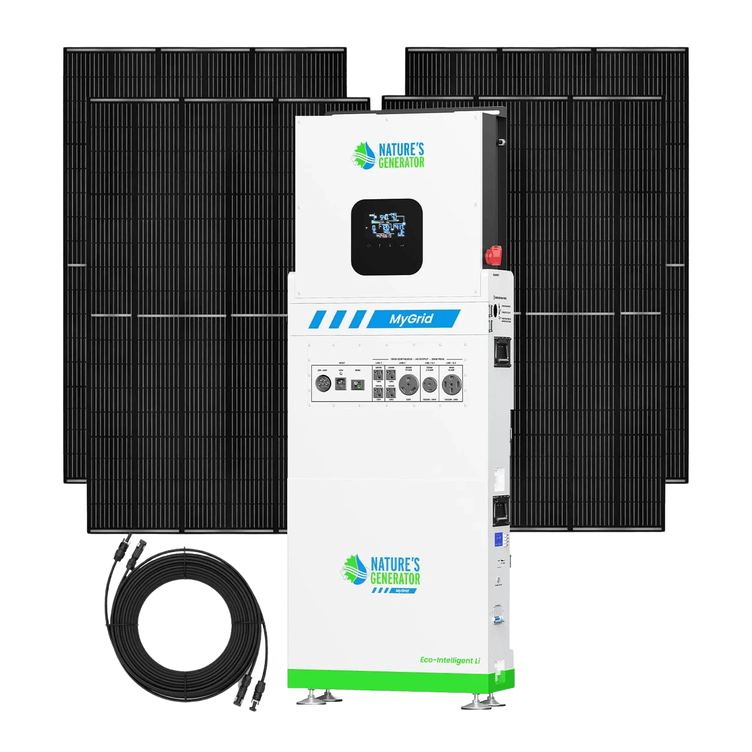 Nature's Generator MyGrid 10K Solar Generator for Home NGMGTNAU