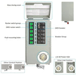 Nature's Generator 120V/240V 30A 6-Circuit Non-Automatic Transfer Switch NGPHPTK