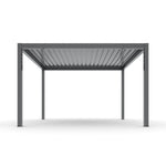 ALEKO 10x12 ft. Powered Aluminum Pergola with LED Lights - Noble Collection PERG10X12NOBLE2-AP