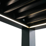 ALEKO 12x16 ft. Powered Aluminum Pergola with LED Lights - Titan Collection PERG12X16TITAN-AP