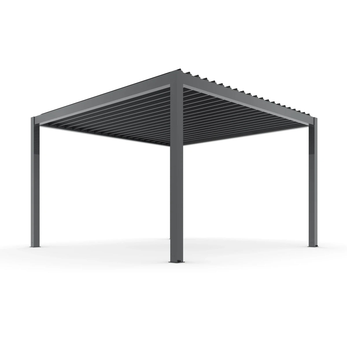 ALEKO 10x12 ft. Powered Aluminum Pergola with LED Lights - Noble Collection PERG10X12NOBLE2-AP