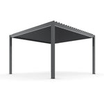ALEKO 10x12 ft. Powered Aluminum Pergola with LED Lights - Noble Collection PERG10X12NOBLE2-AP