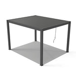 ALEKO 10x12 ft. Outdoor Aluminum Pergola with LED Lights - Noble Collection PERG10X12NOBLE-AP
