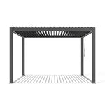 ALEKO 10x12 ft. Outdoor Aluminum Pergola with LED Lights - Noble Collection PERG10X12NOBLE-AP