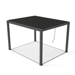 ALEKO 10x12 ft. Outdoor Aluminum Pergola with LED Lights - Noble Collection PERG10X12NOBLE-AP