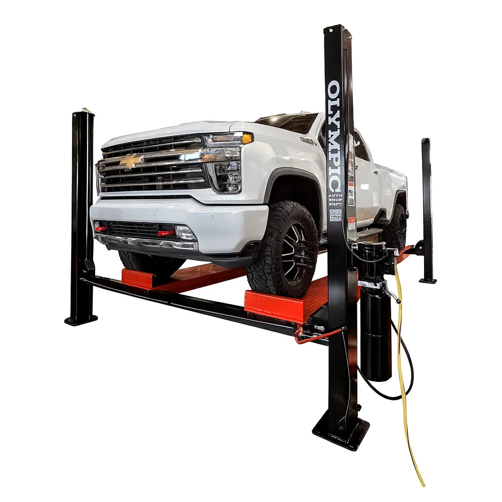 Olympic “The Dually” 10,000 lb Portable 4-Post Car & Truck Lift – Adjustable Width 4PXL-10