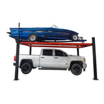 Olympic “The Skipper” 10,000 lb Portable Boat & Trailer Lift – Extra-Wide 4-Post Storage Lift with Adjustable Runway HDMBL-10