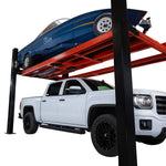 Olympic “The Skipper” 10,000 lb Portable Boat & Trailer Lift – Extra-Wide 4-Post Storage Lift with Adjustable Runway HDMBL-10