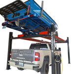 Olympic “The Skipper” 10,000 lb Portable Boat & Trailer Lift – Extra-Wide 4-Post Storage Lift with Adjustable Runway HDMBL-10