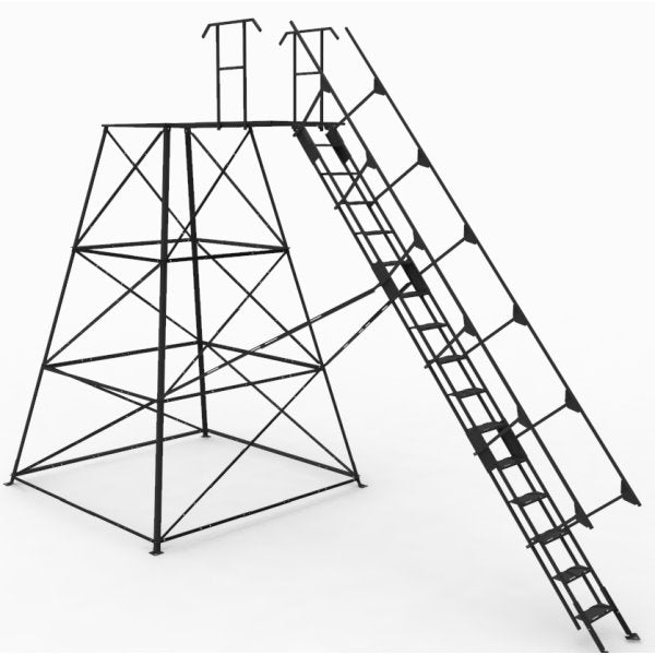 Orion 15ft Stair - Elevated Deer Blind Stand