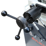 KaKa Industrial Hydraulic Circular Cold Saw, 12.4 inch Semi-Automatic Metal Cutting Saw with Foot Pedal Control PDS-12H for Steel and Aluminum, Double Vise and Coolant System 188031V230