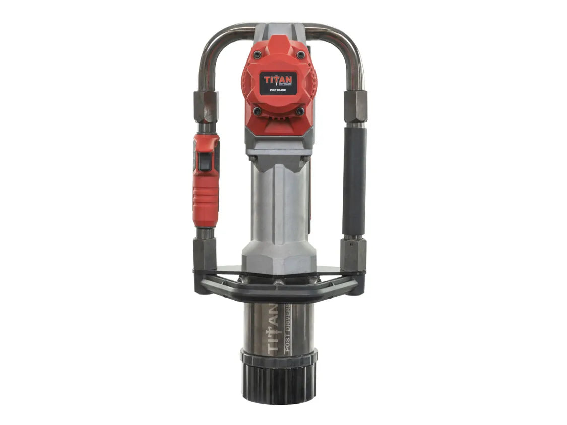 Titan Post Driver | Residential | 2.5 In. Diameter | Electric 40V DC w/ 2 4AH Batteries PED1040E
