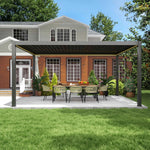 ALEKO 12x16 ft. Powered Aluminum Pergola with LED Lights - Titan Collection PERG12X16TITAN-AP