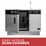 US Stove 1,000 Sq Ft Wall Mount Direct Vent Pellet Stove with 28 lb Hopper and Remote AP5000