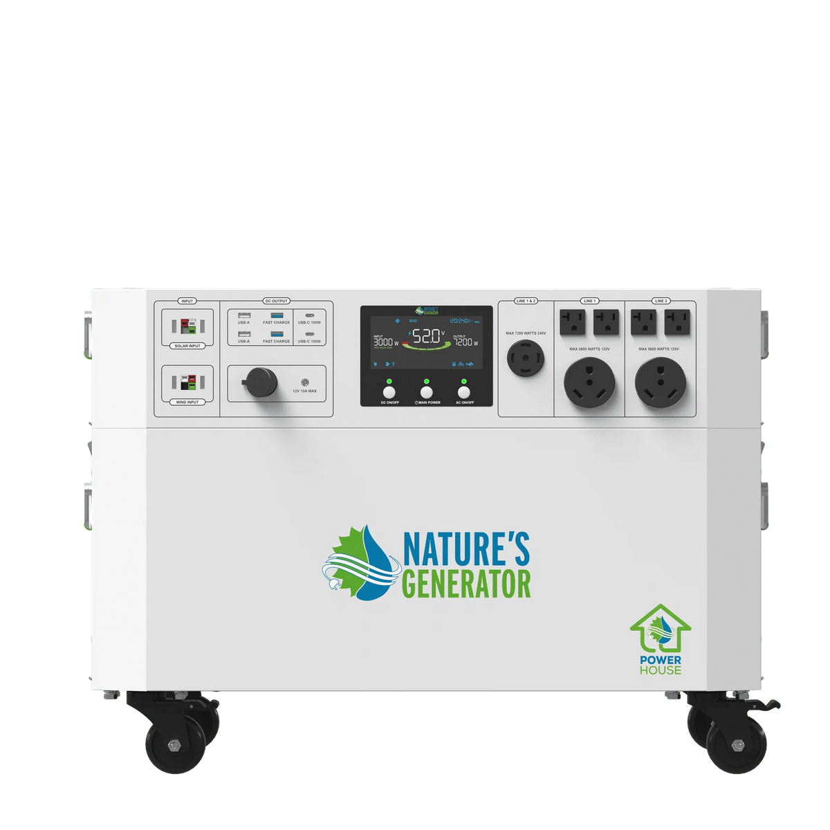 Nature's Generator Powerhouse V2 Whole Home Generator NGPH72